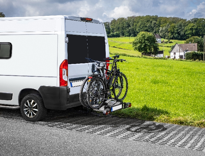 LAS Fahrradträger SD260-ausziehbar, f. 2 Fahrräder für d. Anhängerkupplung