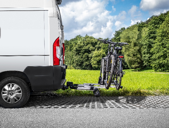 LAS Fahrradträger SD260-ausziehbar, f. 2 Fahrräder für d. Anhängerkupplung