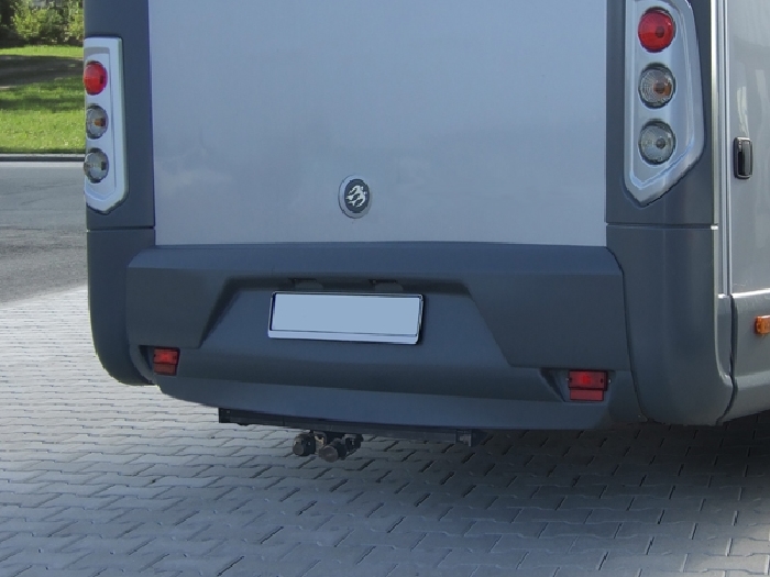 Anhängerkupplung Wohnmobil BOSStow für Renault Master X62 Leiterrahmen- Bj. 2010-, hor. abnehmbar Typ 05, Fzg mit vorh. tragf.r Rahmenverlängerung, LB 145mm