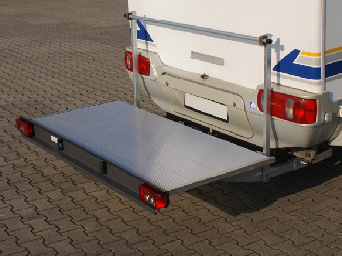 ALUTRANS prestige Plattformträger XL spez. für Ford Transit V363 Bj. 2014-, m. AHK