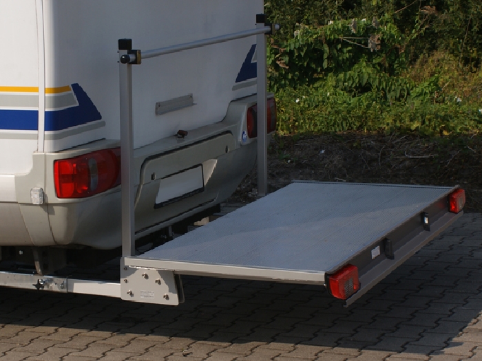 ALUTRANS Premium Plattformträger XL 200kg spez. für Ford Transit V363 Bj. 2014-_o_AHK