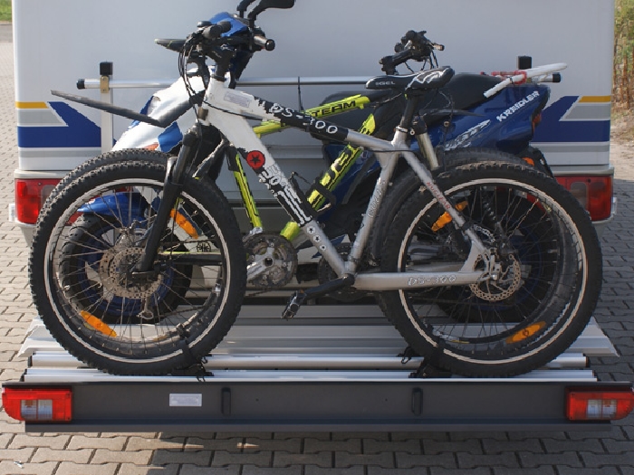 ALUTRANS Premium 1 Roller/ Motorradträger- plus 2 Fahrr /E-Bike-200kg