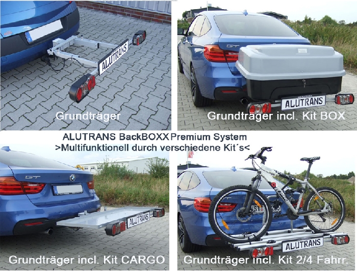 ALUTRANS BackBOXX Premium Grundträger für d. Anhängerkupplung