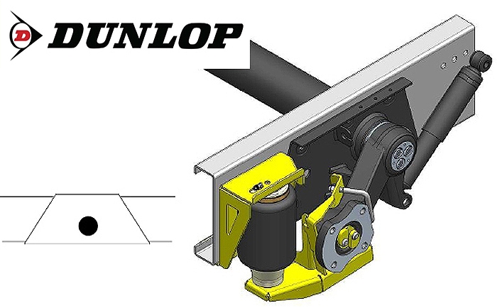 ALKO (AL-KO)- Chassis- 1994-2002_Standard Radaufnahme- Einzelachse, spez. für auflaufendes Chassis, Zweikreis Zusatz-Luftfederanlage, syst. LF3, inkl. Montage