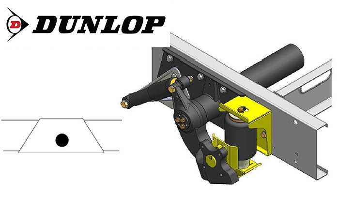 ALKO (AL-KO)- Chassis- 2002-2006- Einzelachse, Scheibenbremse, spez. für auflaufendes Chassis, Zweikreis Zusatz-Luftfederanlage, syst. LF3, inkl. Montage