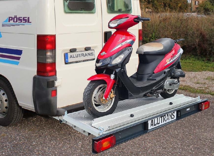 ALUTRANS KALUX 1 Roller/ Motorradträger, 200kg spez. für Citroen Jumper 230/244 Bj. 1994-2006, o. AHK