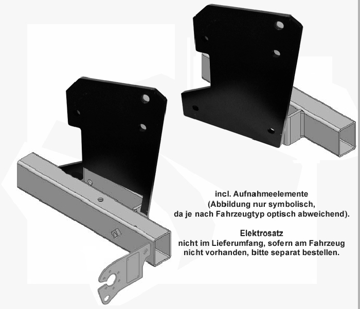 ALUTRANS KALUX 1 Roller/ Motorradträger, 200kg spez. für Fiat Ducato 230/244 Bj. 1994-2006, o. AHK