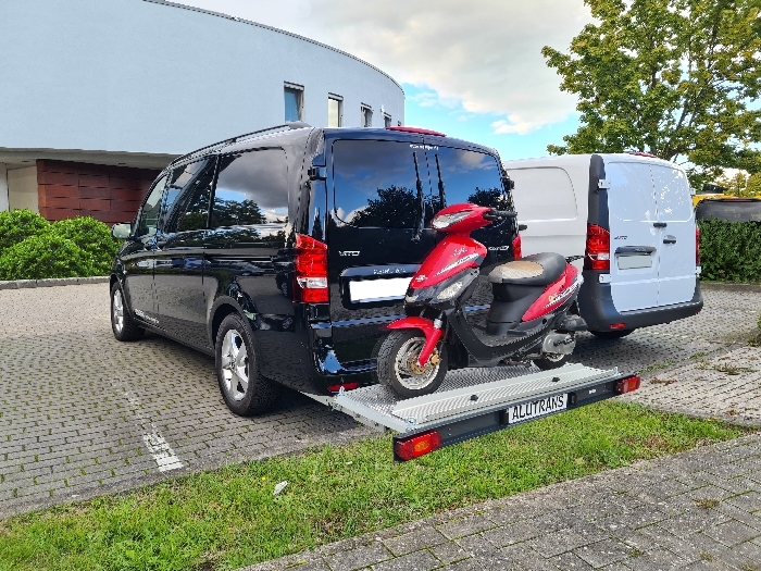 ALUTRANS KALUX 1 Roller/ Motorradträger, 200kg spez. für Mercedes Vito W447 Bj. 2014-