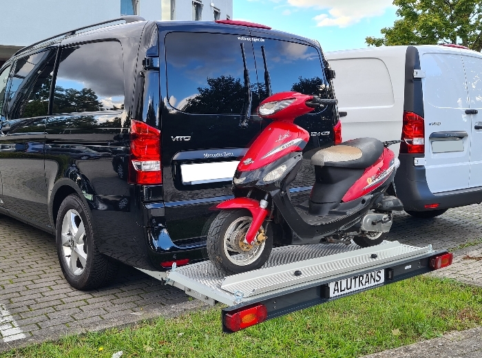 ALUTRANS KALUX 1 Roller/ Motorradträger, 200kg spez. für Mercedes Vito W447 Bj. 2014-