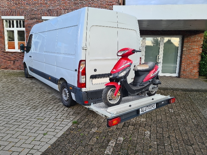 ALUTRANS KALUX 1 Roller/ Motorradträger, 200kg spez. für Opel Movano Bj. 2010-, o. AHK