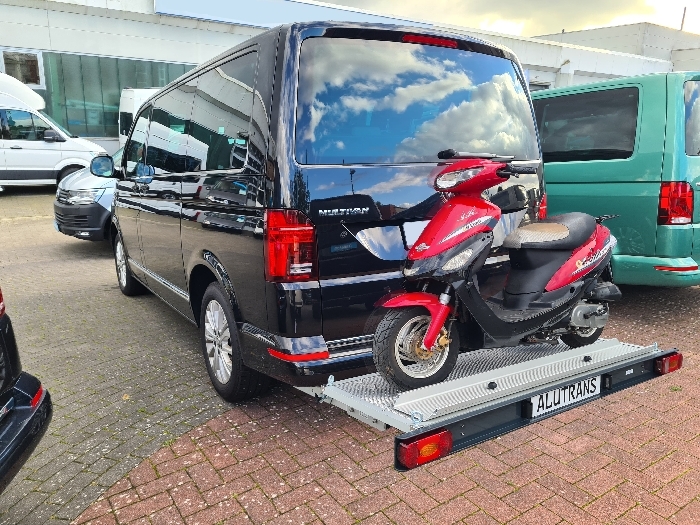 ALUTRANS KALUX 1 Roller/ Motorradträger, 200kg spez. für VW T5 Bj. 2003-, m. AHK