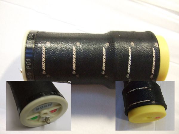 (LF3) Ersatz- Luftbalg (Luftfederbalg) Rollbalg Dunlop, f. Schlauch 5,0 mm_versch. Ausführungen