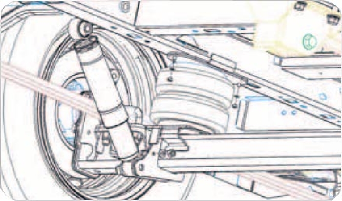 Renault Master III (X62) Bj. 2010-2014, Heckantrieb zwillingsbereift, passende Zusatz-Luftfederung 8 Zoll Zweikreis Doppelfaltenbalg- Anlage, Semi Air Komfortset-Camp, syst. LF1